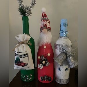 Christmas Decor Bottles